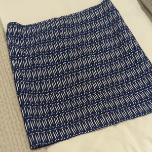 Blue Patterned Women's Skirt